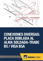 Conexión a Cortante: Atornillada con Doble Ángulo. Trabe B1/Viga B1B