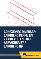 Conexión a Cortante: Atornillada con Doble Ángulo. Trabe B1/Viga B1B