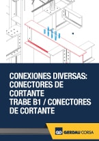 Conexión a Cortante: Atornillada con Doble Ángulo. Trabe B1/Viga B1B