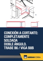 Conexión a Cortante: Atornillada con Doble Ángulo. Trabe B1/Viga B1B